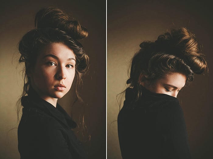 Natural light portrait study